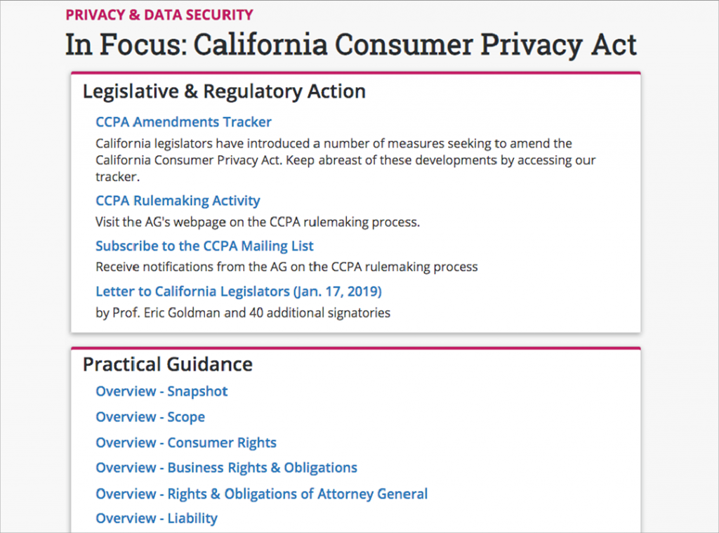 California Consumer Privacy Act (CCPA) Compliance Information And News ...