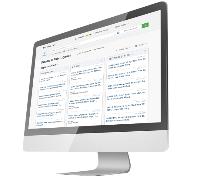 Business Intelligence Monitor