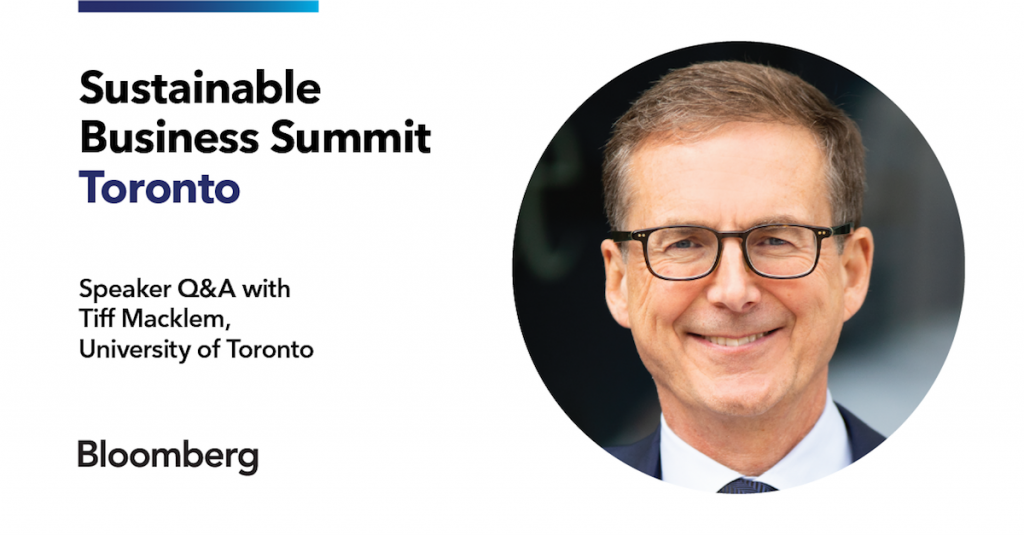Sustainable Business Summit Tiff Macklem