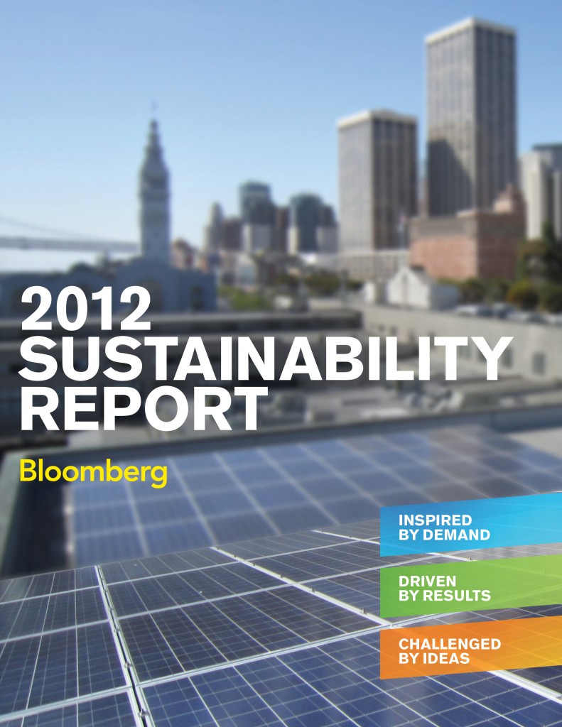 Bloomberg Sustainability Good for Business, Good for the