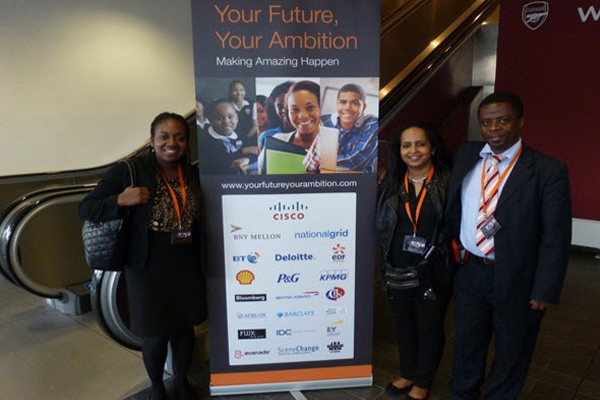 Bloomberg Black Professional Co-leaders at the YFYA 2014 STEM Event in London.