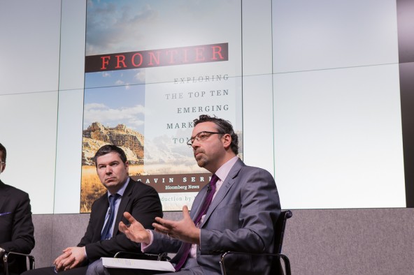 Gavin Serkin speaks about frontier markets in London. (Photo: Zoe Sharpe)
