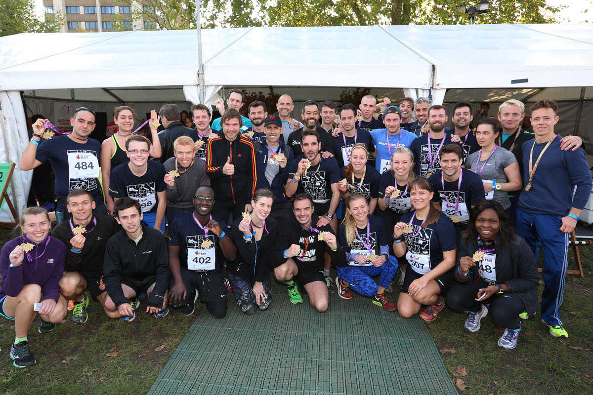Bloomberg staff run the Royal Parks Half Marathon.