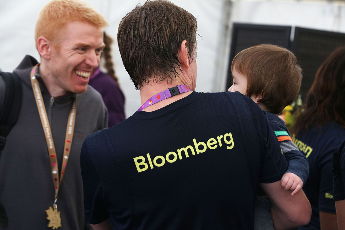 Bloomberg staff run the Royal Parks Half Marathon.