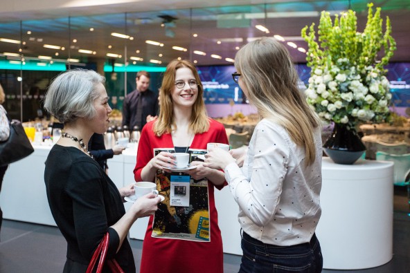 Networking with some of the tech industry's most inspiring women at Bloomberg's Emerging Women in Tech event (London).