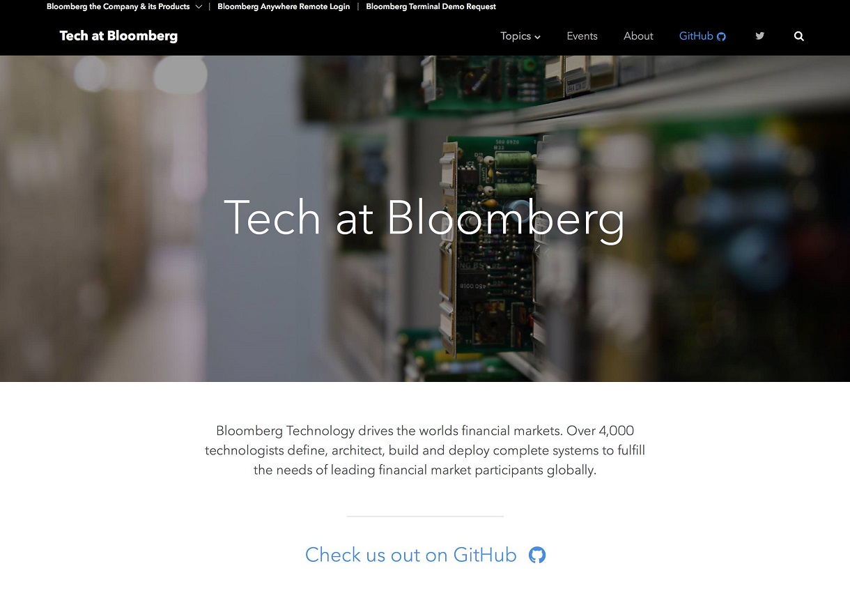 Tech at Bloomberg