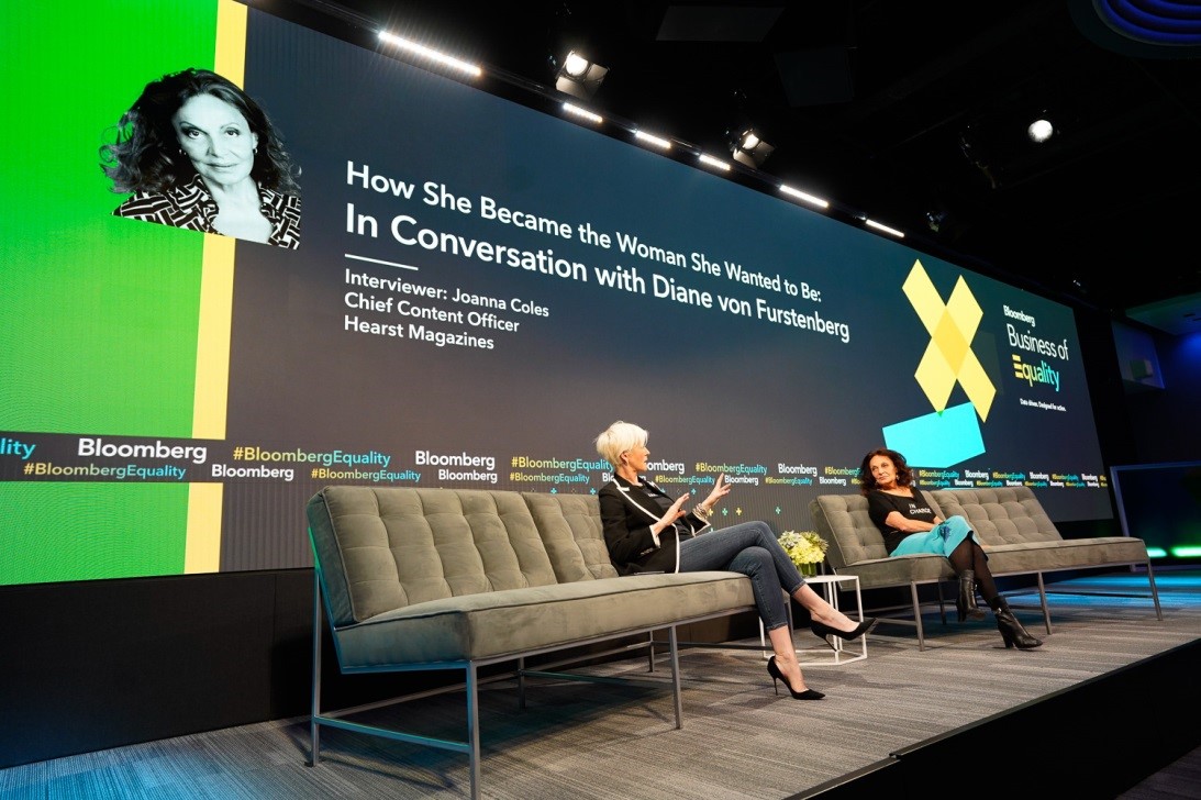 Diane von Furstenberg spoke with Joanna Coles, Chief Content Officer of Hearst Magazines, on how she became the woman she wanted to be