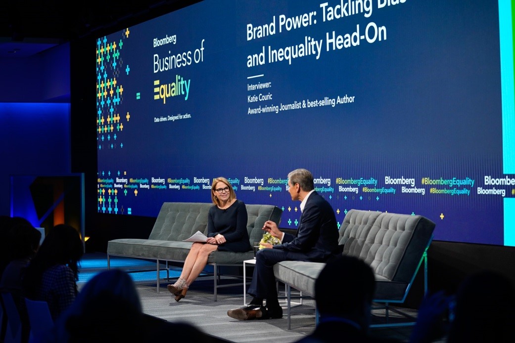 Marc Pritchard, Chief Brand Officer, P&G spoke with Katie Couric, at the Bloomberg Equality summit