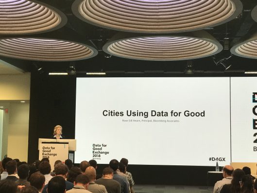 Bloomberg Associates' Rose Gill Hearn keynotes Data for Good Exchange 2018
