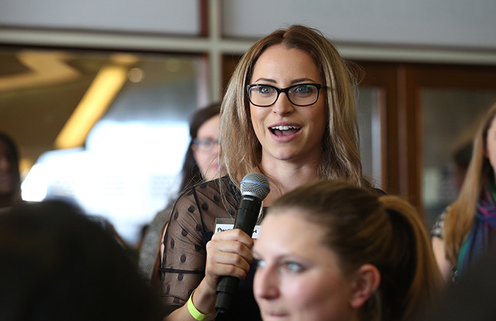 A Question from the Audience for the Bloomberg Presents Women in Business Panel