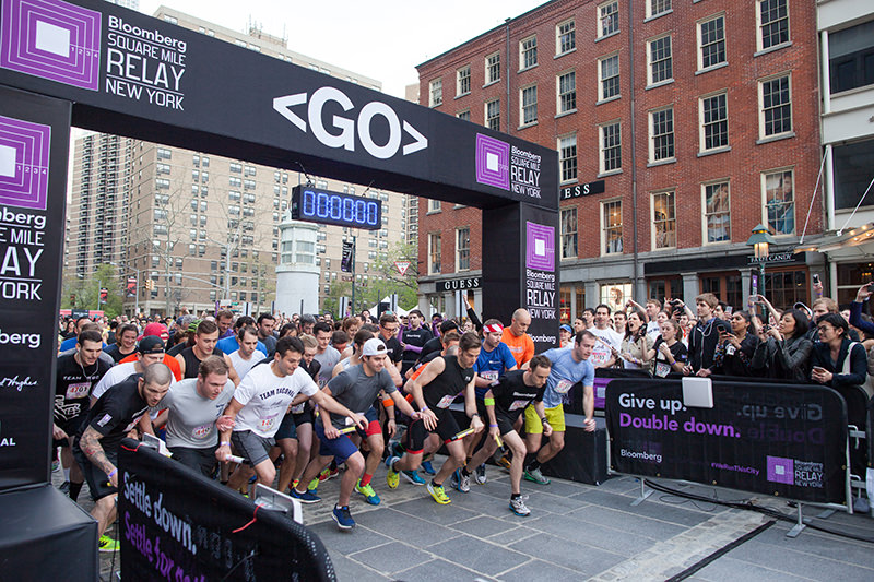 Team from Wells Fargo Wins New York’s First Bloomberg Square Mile Relay