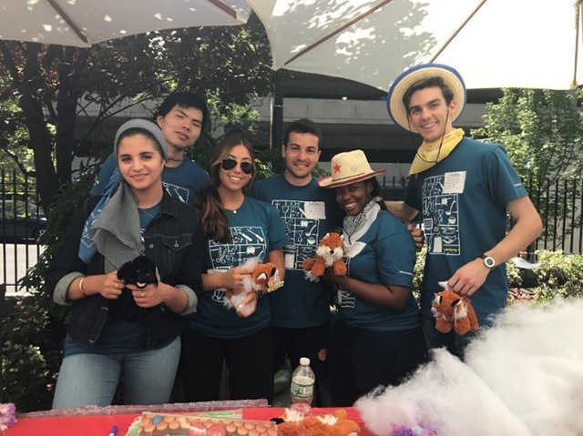 Bloomberg interns threw a party for 200 patients at the Children’s Hospital at Montefiore