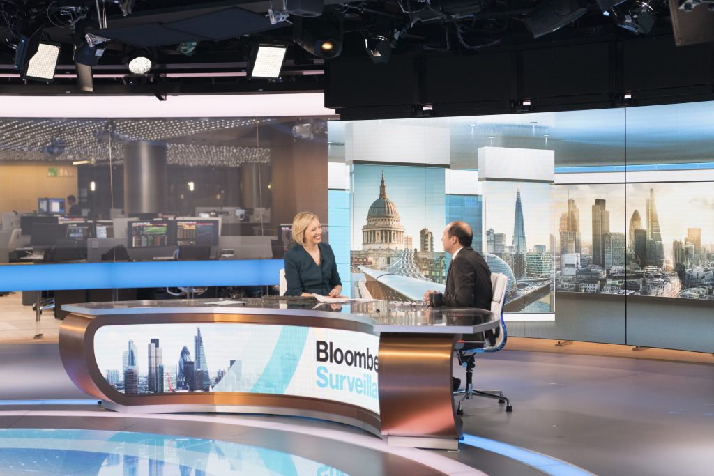 Bloomberg Debuts Hi-Tech New Broadcast Facility In London | Bloomberg ...