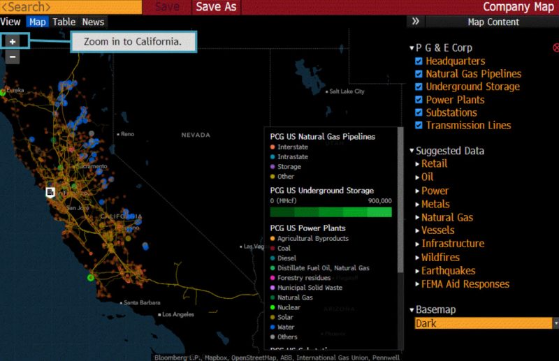 Mapping PG&E's Billions In Power Plants, Pipelines And Wires ...